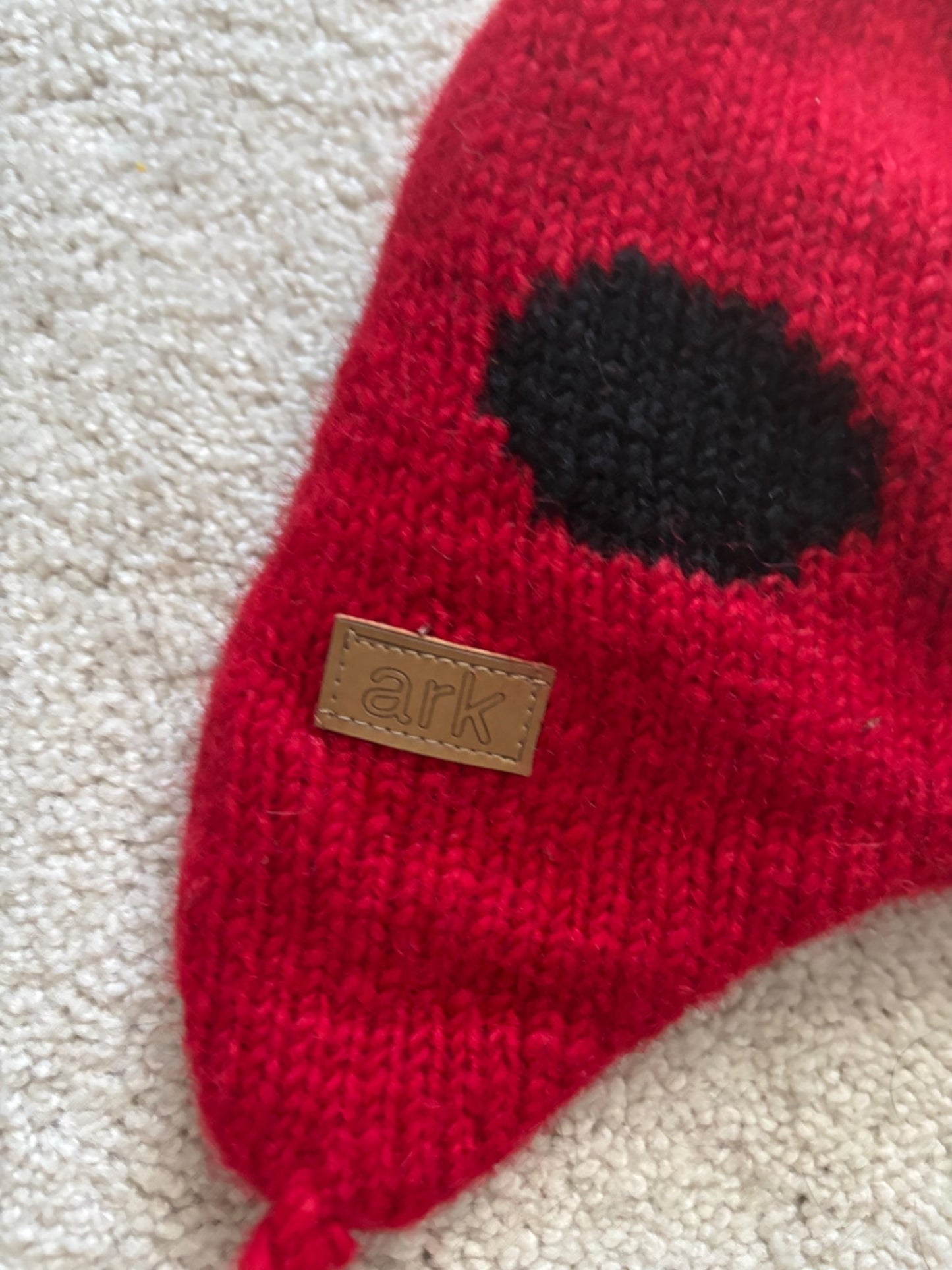 Ladybug Toddler Hat, Ark, Red, 2T