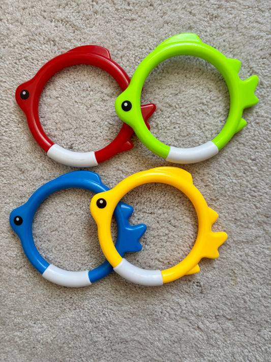 Pool Swimming Rings, Fish
