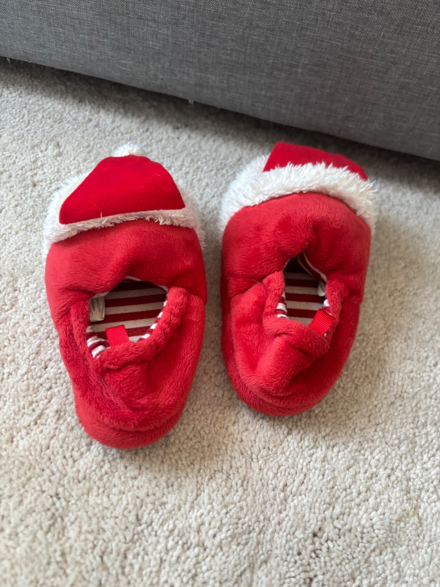 Santa Christmas Slippers, Light-Up, Toddler 9-10, Shoes 9 (Toddler:2-4yr)