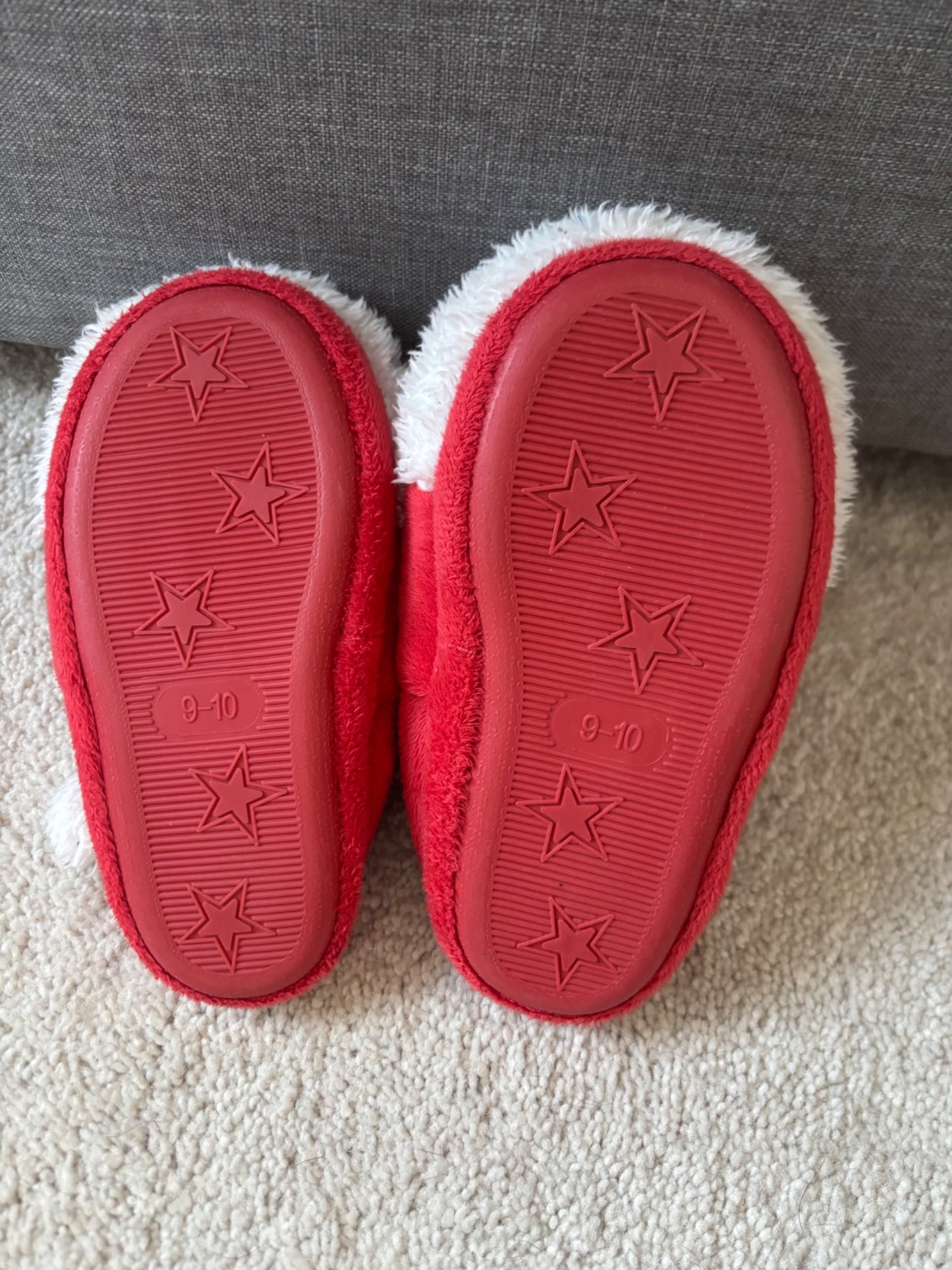 Santa Christmas Slippers, Light-Up, Toddler 9-10, Shoes 9 (Toddler:2-4yr)