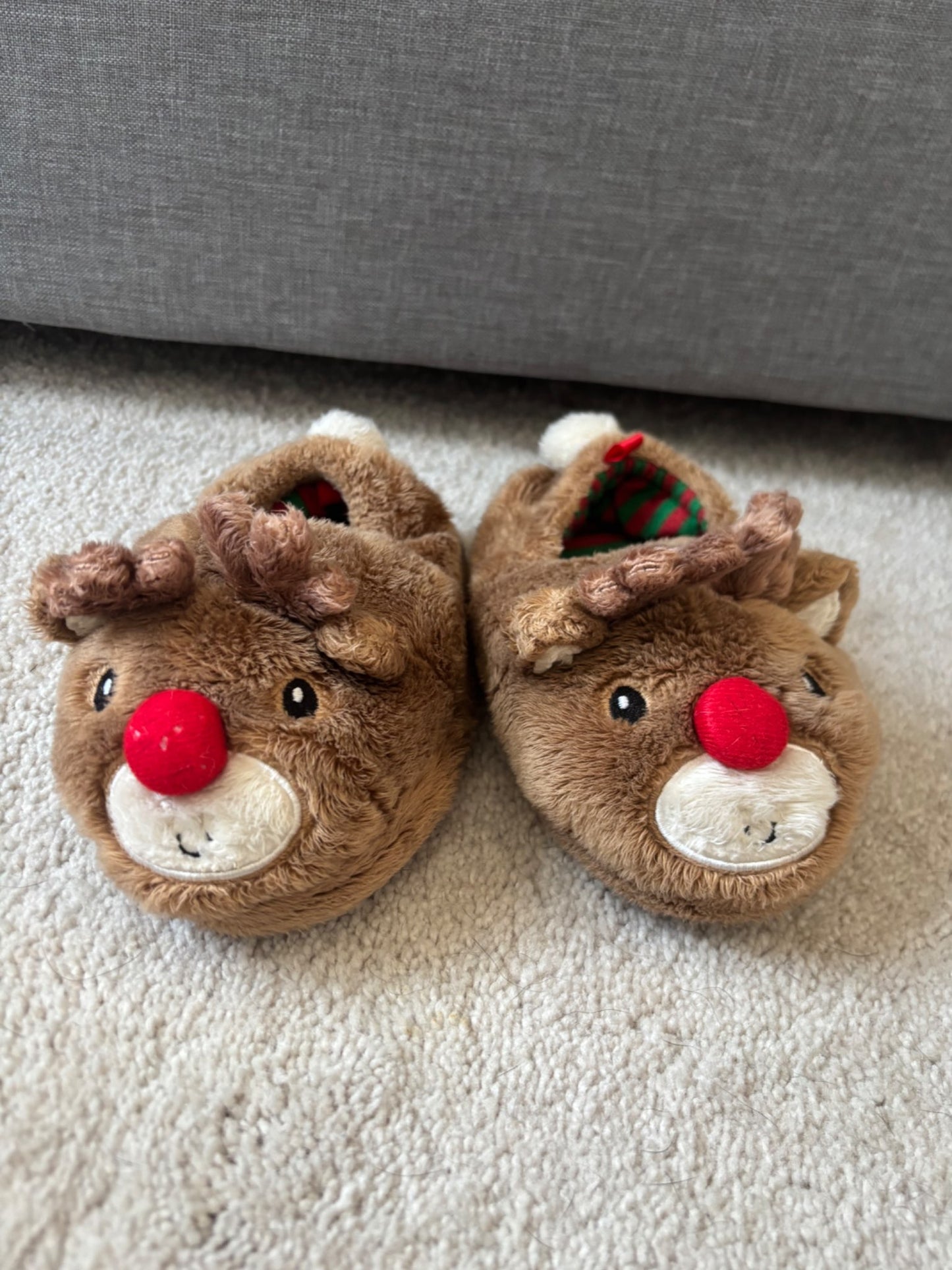 Reindeer Slippers, Light-Up, Toddler 9-10, Shoes 9 (Toddler:2-4yr)