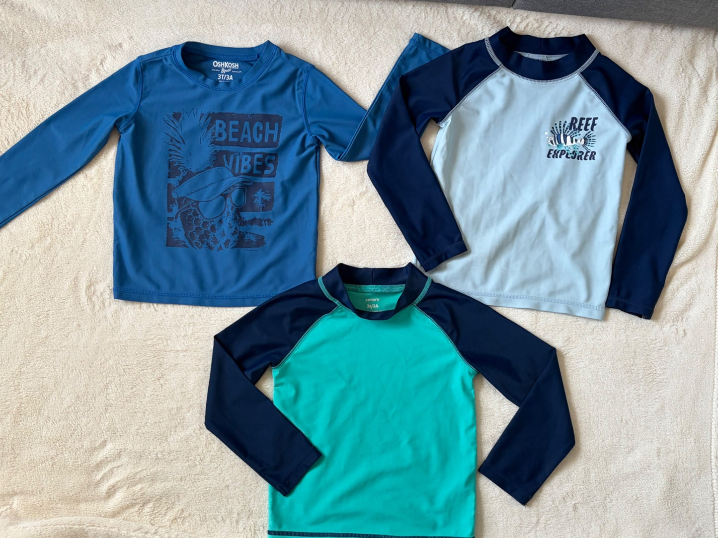 Rashguard Bundle, 3T, Carters, Kids 3T