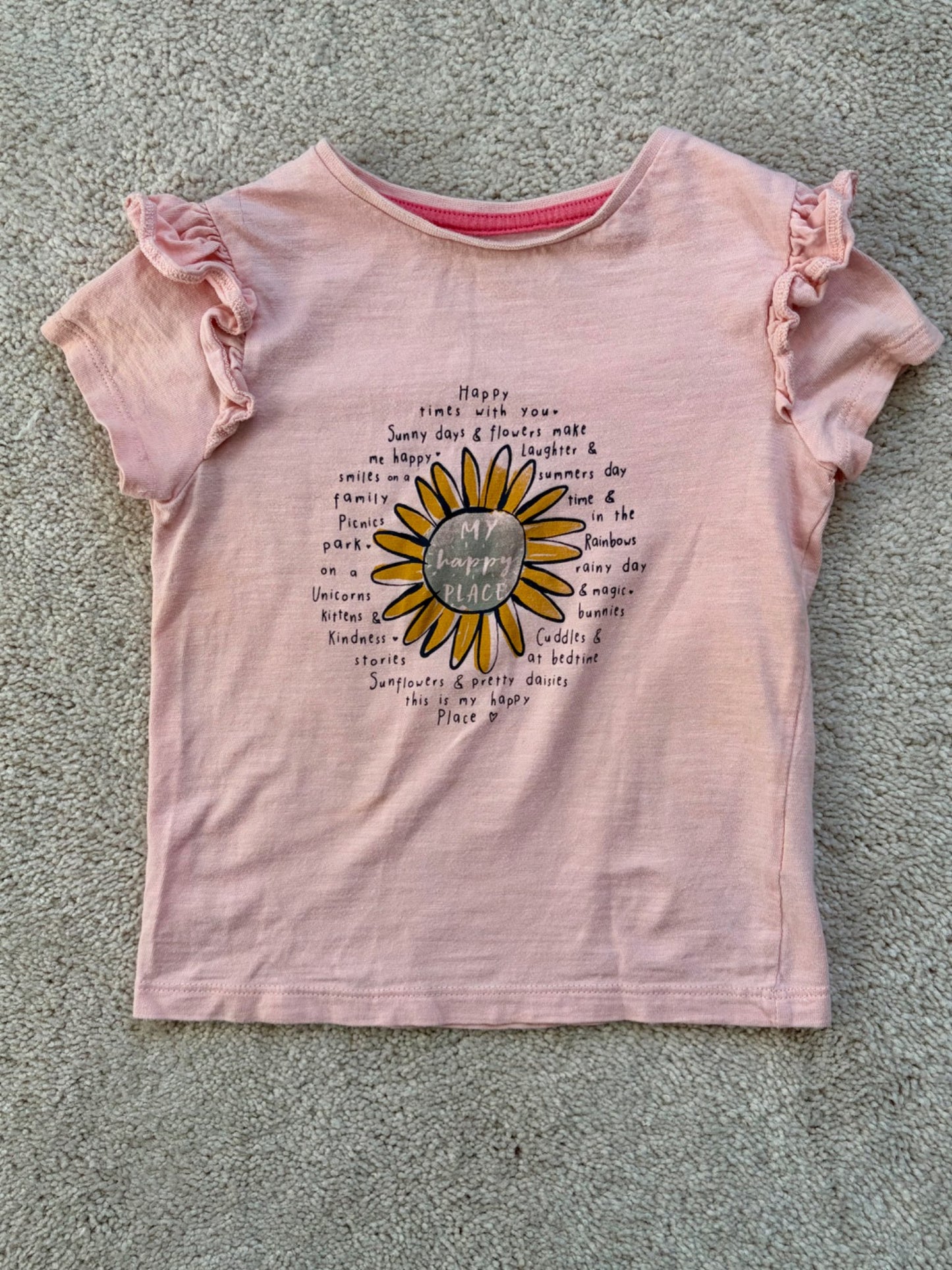 Toddler Girls Pink/Purple Graphic T-shirt bundle, 3T, Kids 3T