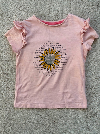 Toddler Girls Pink/Purple Graphic T-shirt bundle, 3T, Kids 3T