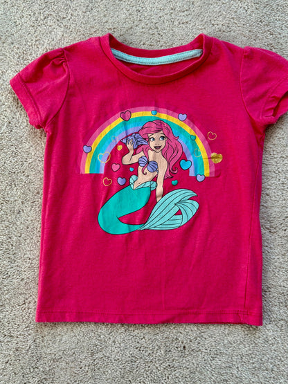 Toddler Girls Pink/Purple Graphic T-shirt bundle, 3T, Kids 3T