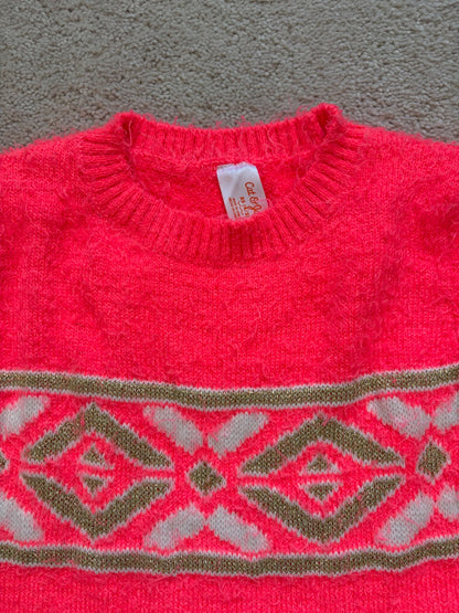 Neon Pink Sweater, 4T, Cat & Jack, Kids 4/4T