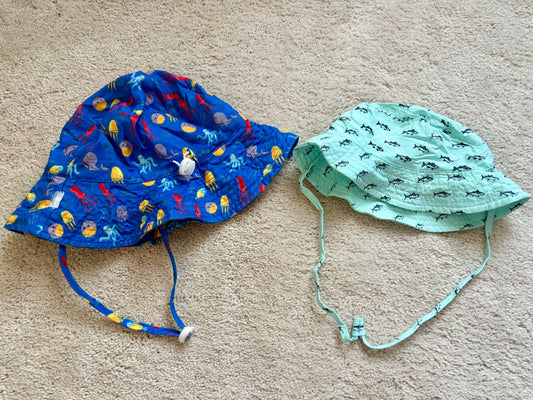 Baby/Toddler Sun hats with straps
