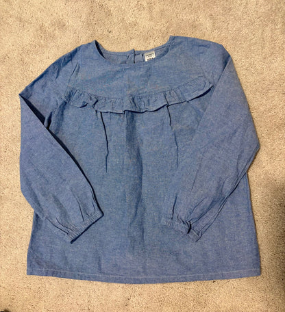 Girls Cotton Longsleeve Carters Shirt, Size 8, Kids 8
