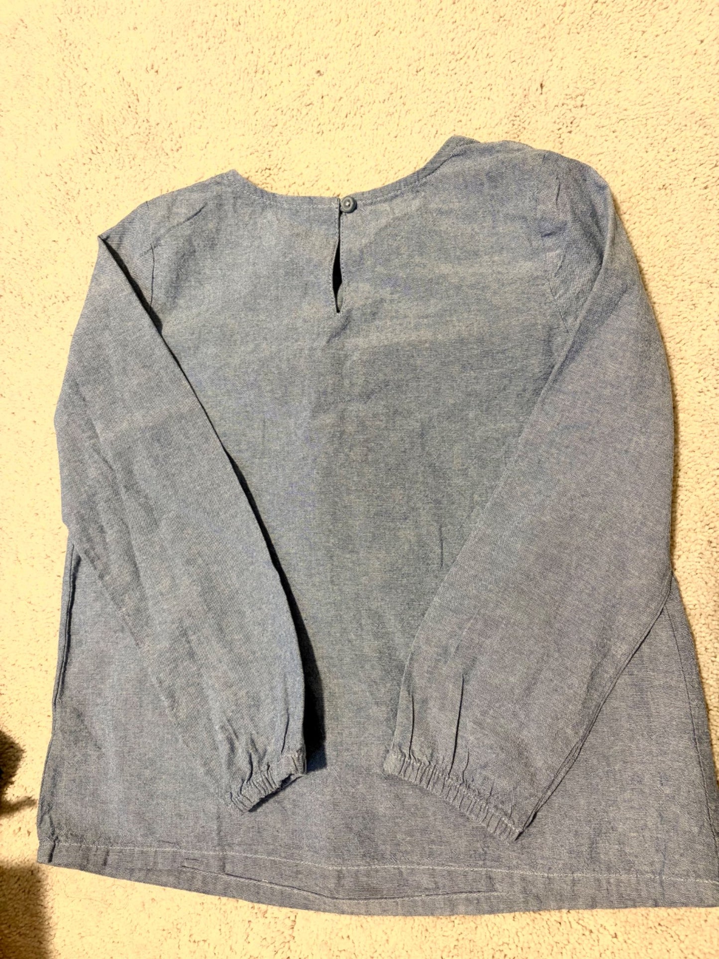 Girls Cotton Longsleeve Carters Shirt, Size 8, Kids 8
