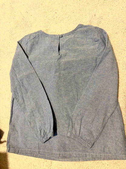 Girls Cotton Longsleeve Carters Shirt, Size 8, Kids 8