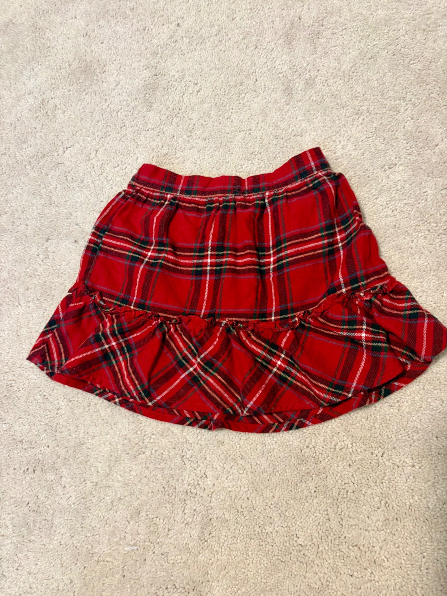 Adorable Red Plaid Skirt, Carters, 3T, Kids 3T