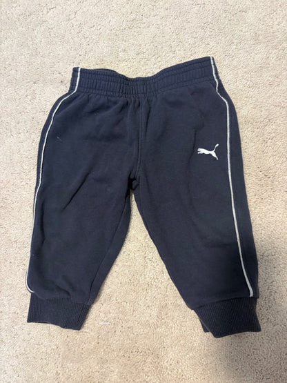 Puma Sweatpants, 12m, Navy, Kids 12 Month (9-12M)