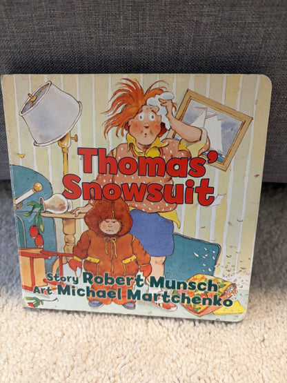 Thomas’ Snowsuit Board Book, Robert Munsch