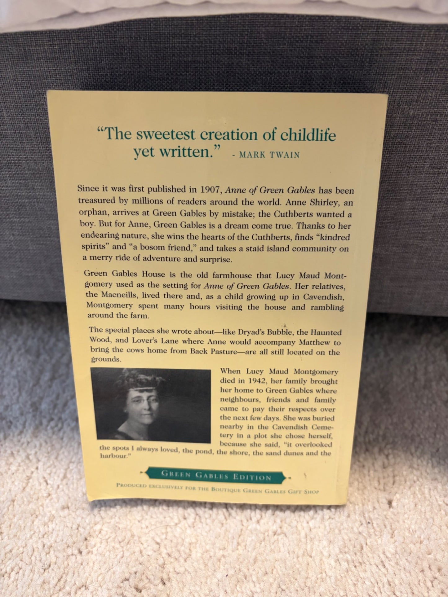 Anne of Green Gables, Green gables edition
