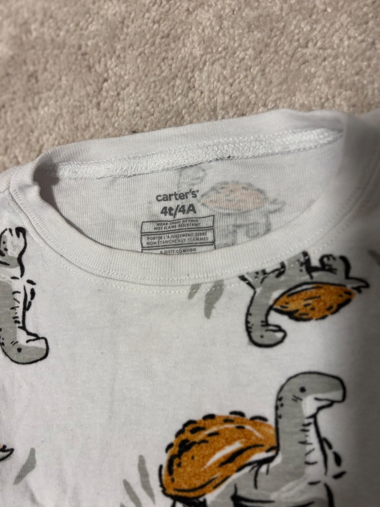 Turtle Pajamas, Carters, 3T, Kids 3T