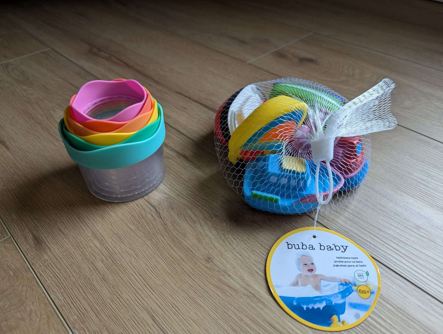 Lovevery Drip Drop Cup Set + Bath Toys Bundle