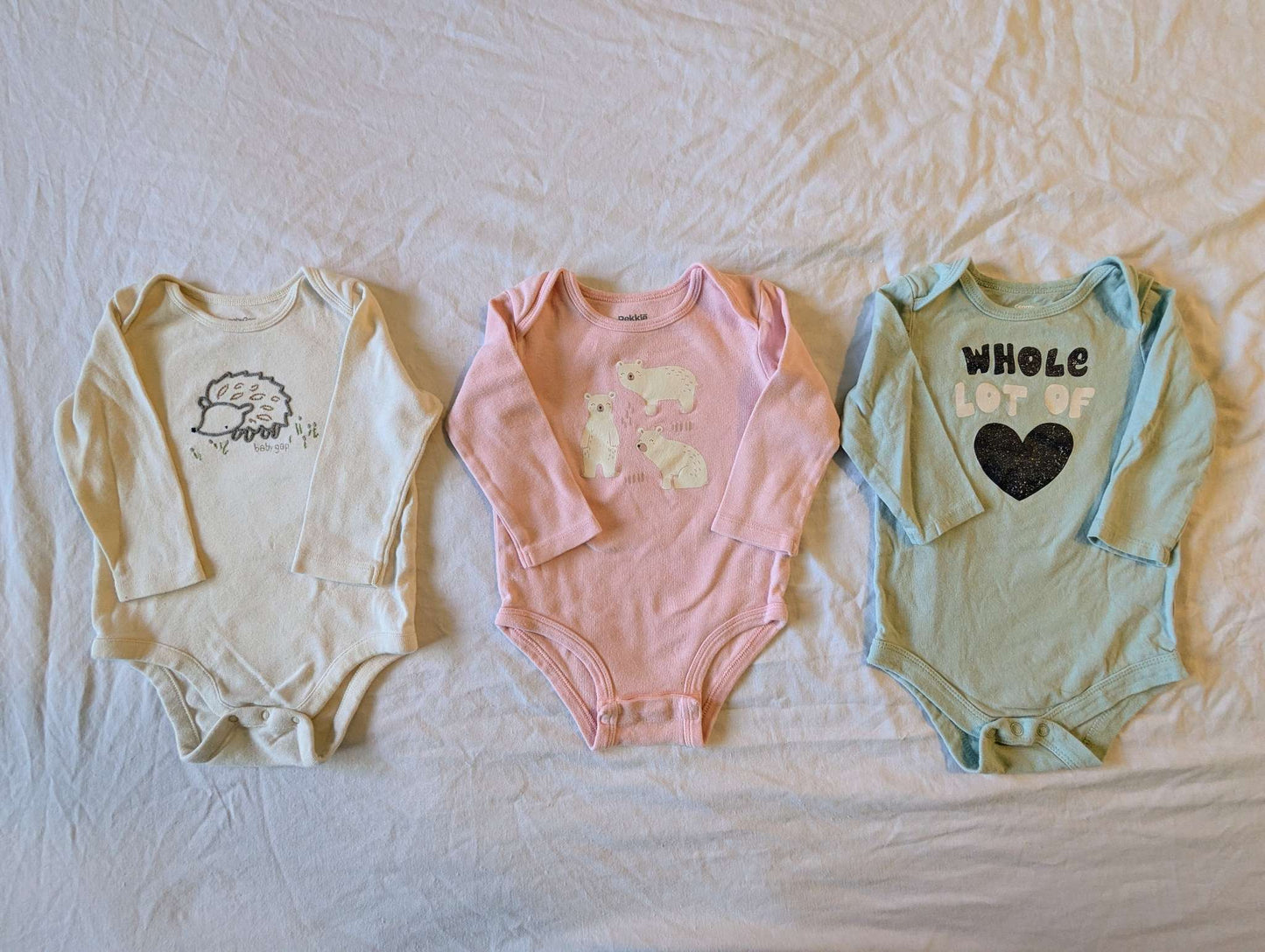 12 Month Animal Love Onesie Bundle , Kids 12 Month (9-12M)