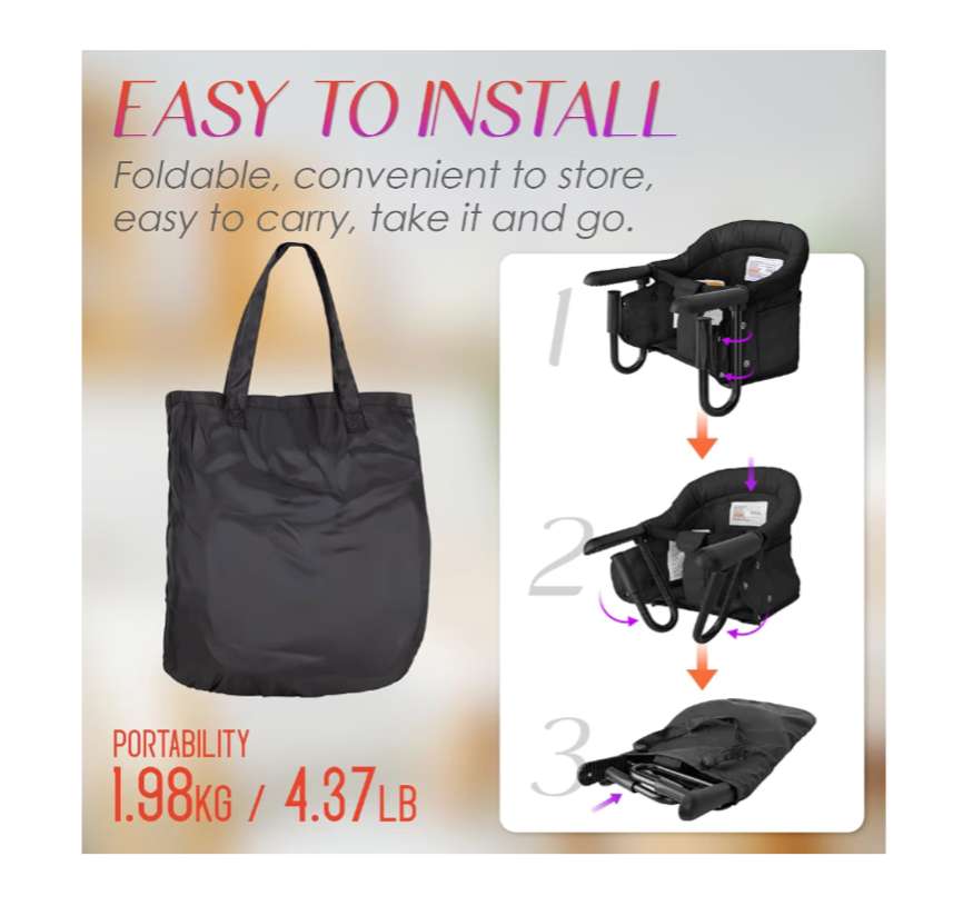 Portable Hook-On High Chair