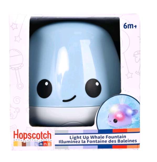 Light-Up Whale Bath Toy