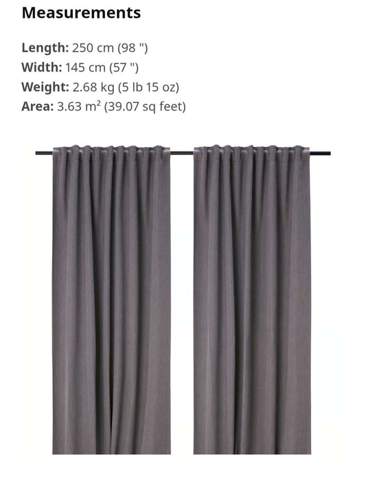 Nursery Blackout Curtains: MRSP $79.99 CAD