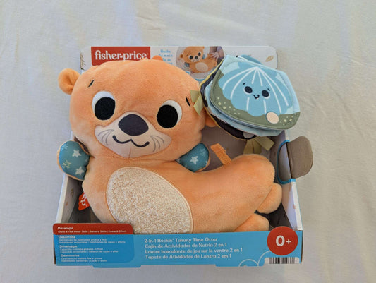 Fisher-Price 2-in-1 Rockin’ Tummy Time Otter