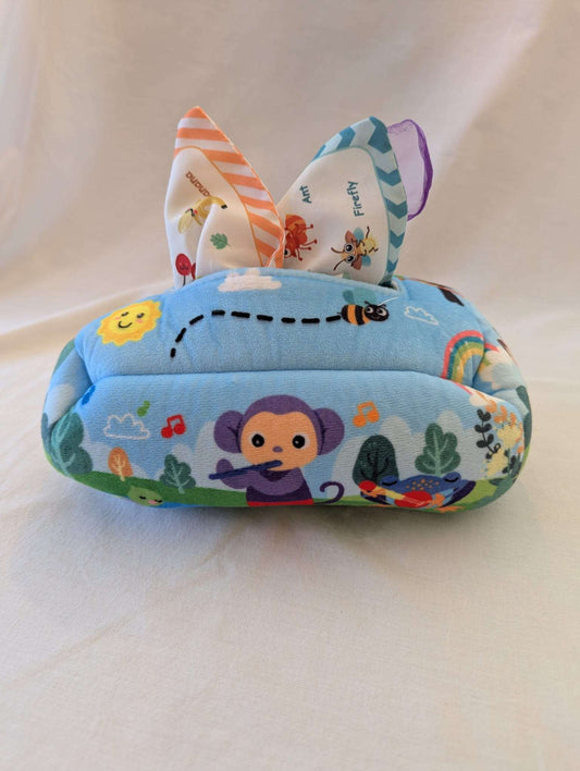HILABEE - Soft Tissue Box Montessori Baby Toy (6–12 Months)