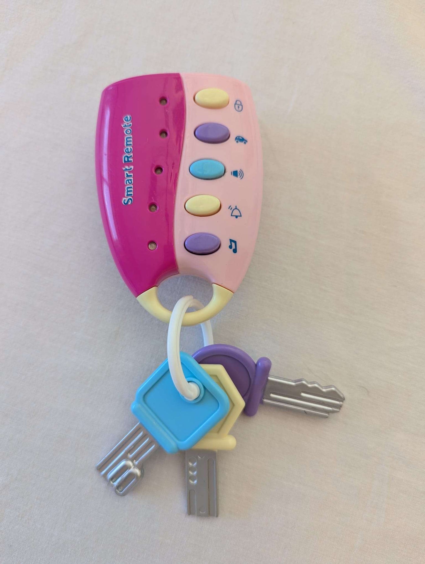 Baby Role Play Toy Bundle – Coffee Cup Rattle & Smart Remote Keys