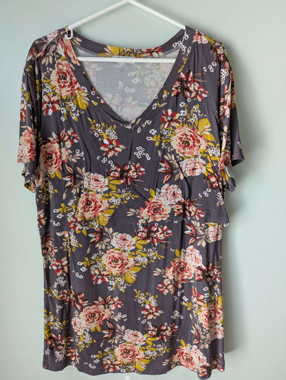 Bearsland Maternity & Nursing Top Bundle (3 pcs), Maternity XL (16-18)