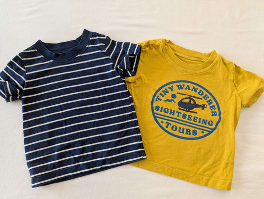 6-9 Month Carter's Tiny Wanderer T-shirt Bundle (2 pcs), Kids 9 Month (6-9M)