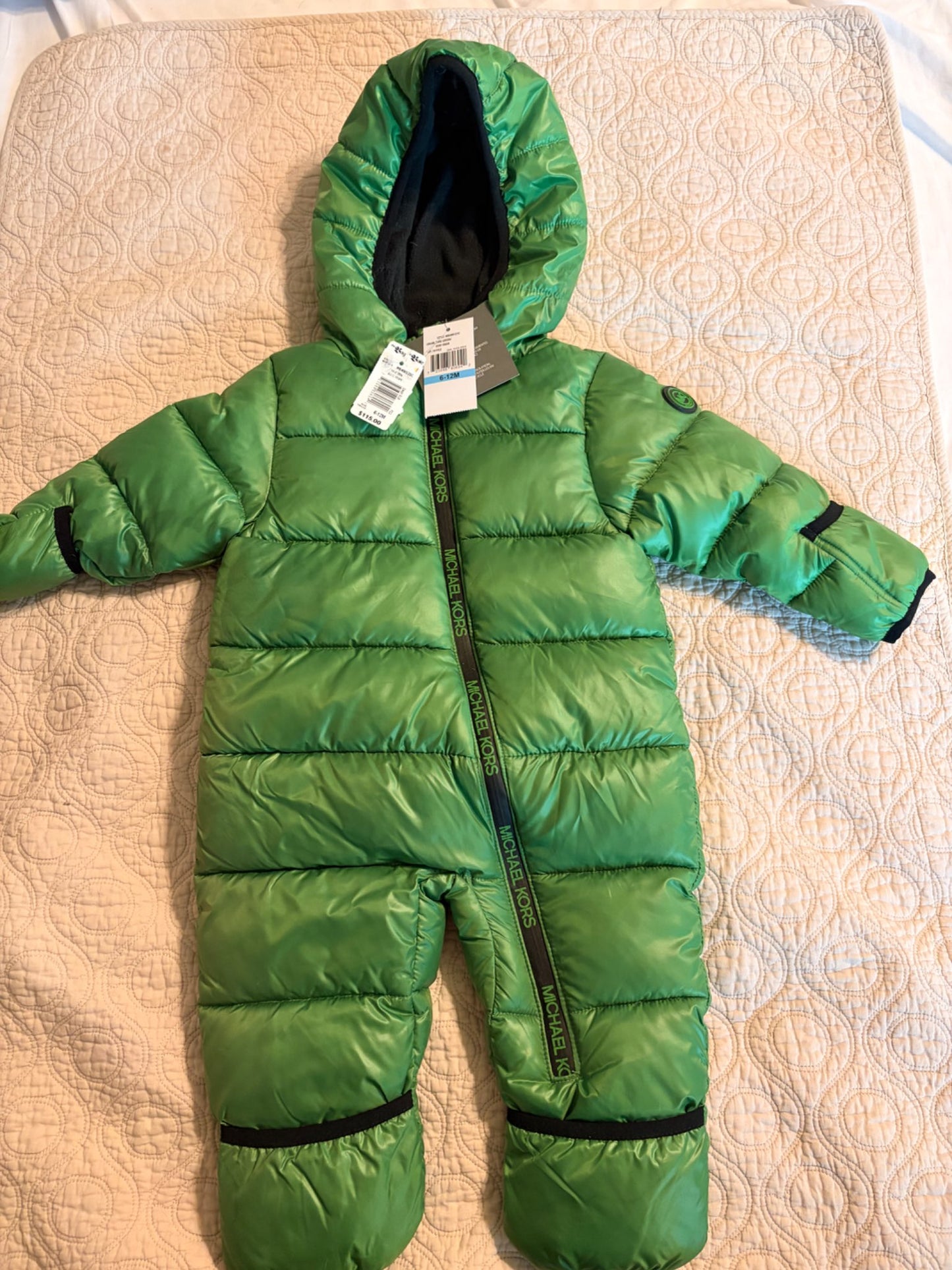 NWT Micheal Kors Puffer Infant Snowsuit 6 -12 months  MSRP $115, Kids 9 Month (6-9M)