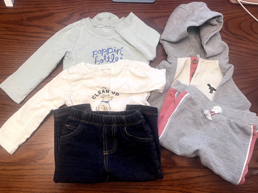 12 month bundle 5 pieces, Kids 18 Month (12-18M)