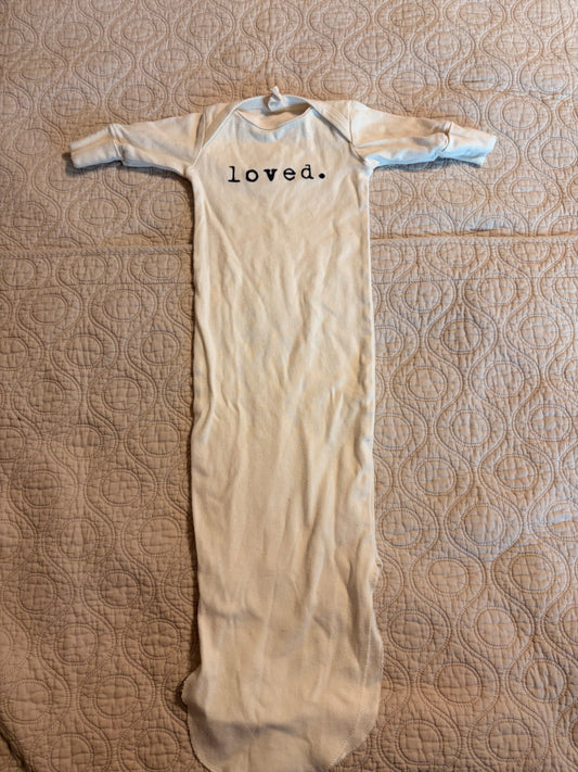 LOVED 0-3 month sleep shirt , Kids Newborn