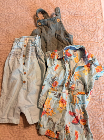 12 month Summer Bundle - 3 pieces , Kids 18 Month (12-18M)
