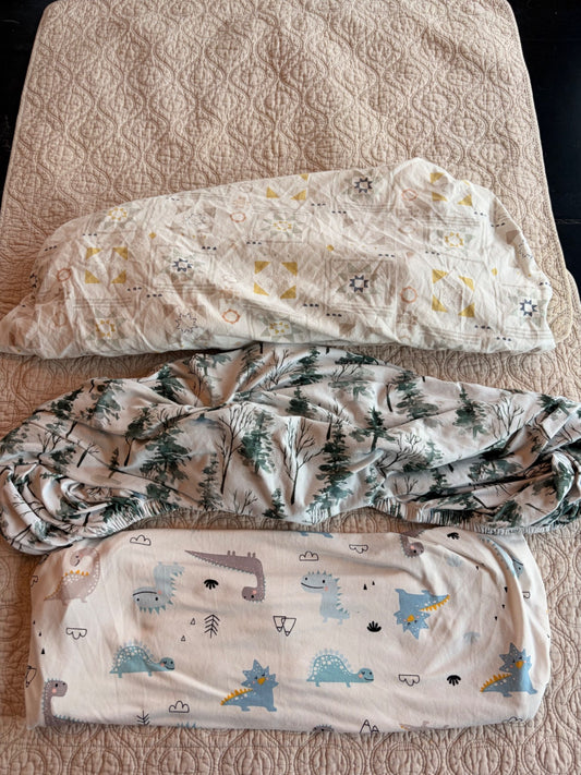 Sheets Two Crib one pack and Play
