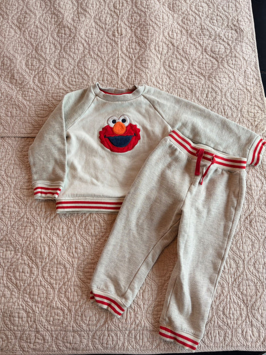 Elmo sweat suit, Kids 2T