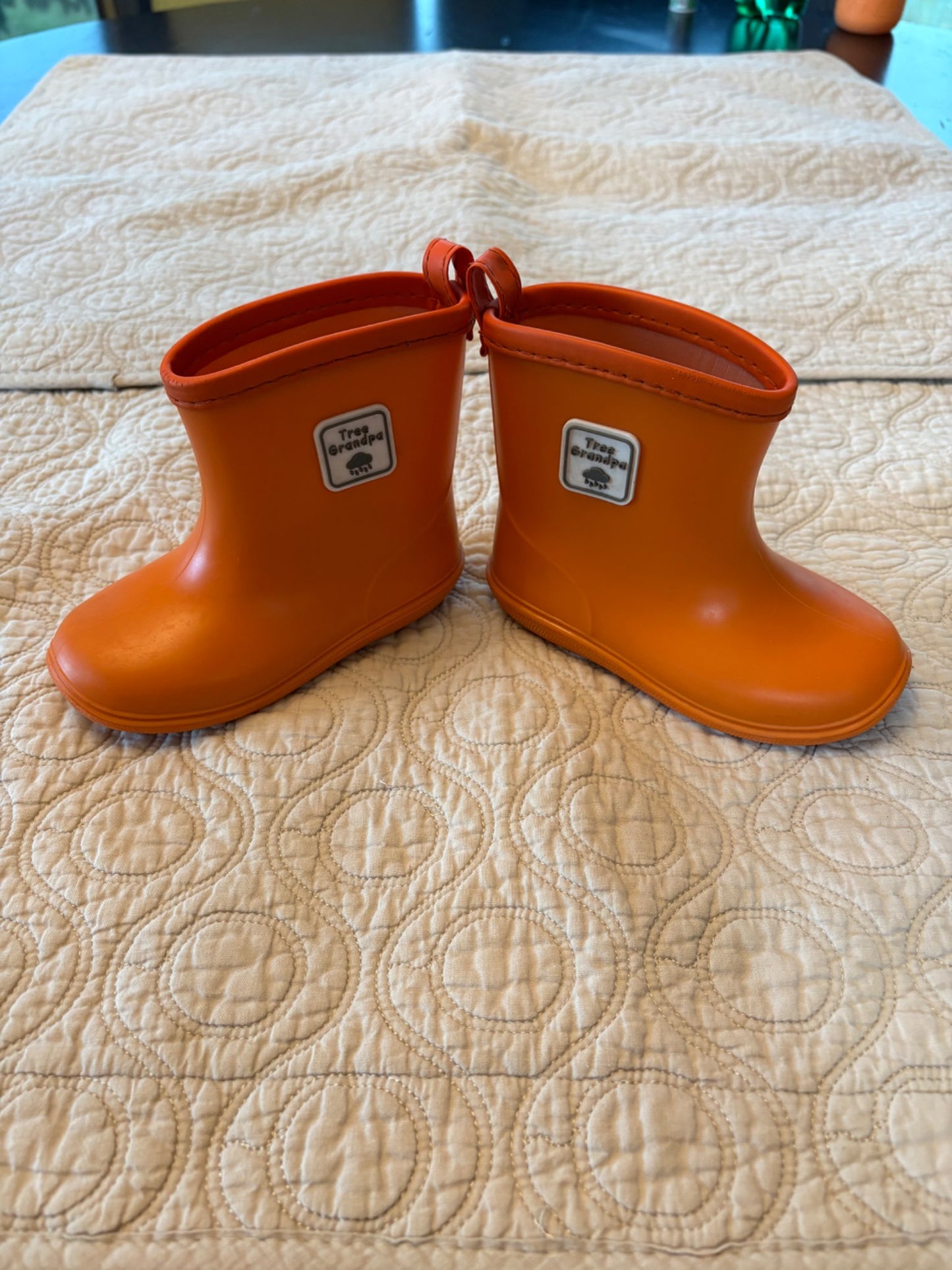 Tree Grandpa Rain Boots – Size 15, Shoes 6 (Walkers:12-24 mth)