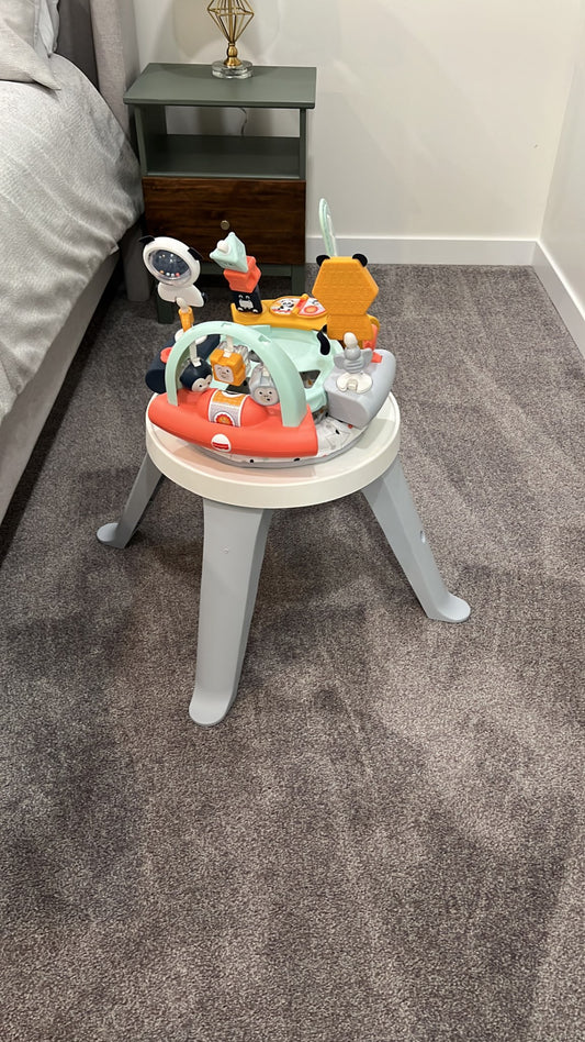 Fisher-Price Baby to Toddler Toy 3-in-1 Spin & Sort Activity Center and Play Table