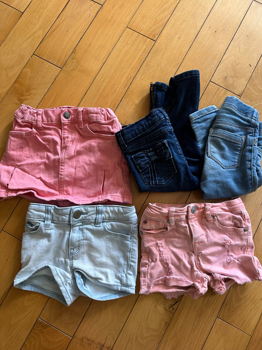 5 Piece Bundle - 2T Girl, Kids 2T