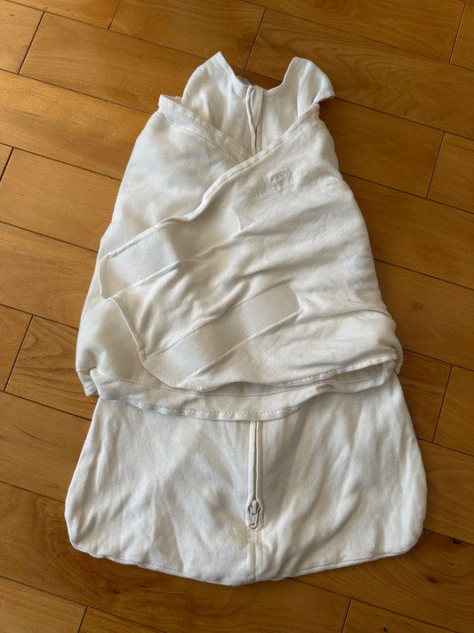 Halo Newborn Cream Swaddle SleepSack, 0-3 Months (Newborn)