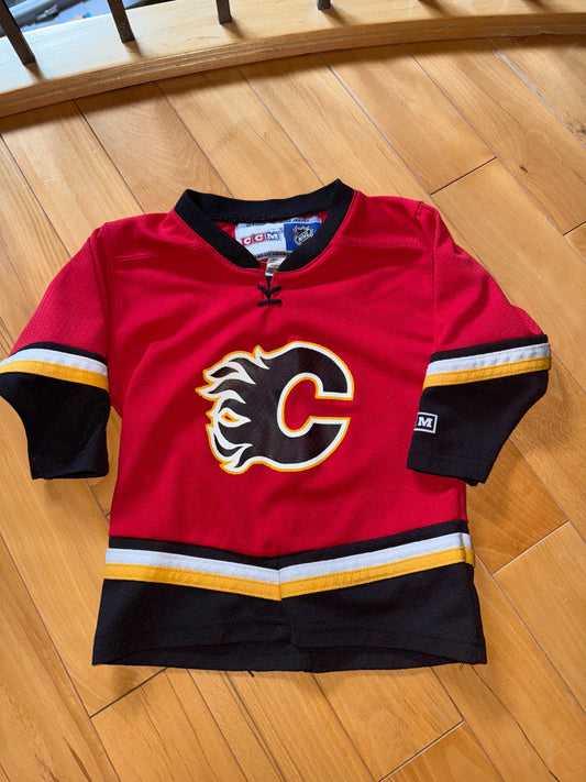 Youth Toddler Calgary Flames Jersey , Kids 3T