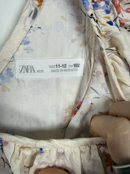 ZARA | Floral Ruffled Dress Size 11-12, Kids 12