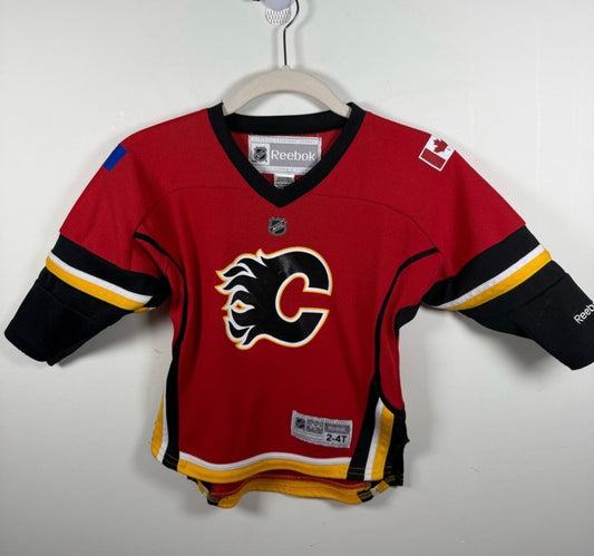 REEBOK | Calgary Flames Toddler Jersey, Kids 4/4T