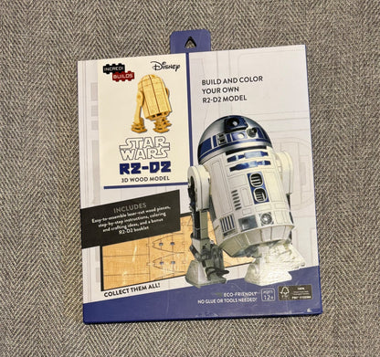Star Wars 3D wooden model-R2D2