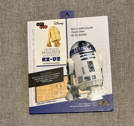 Star Wars 3D wooden model-R2D2