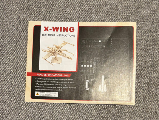 Star War wooden model-X-wing
