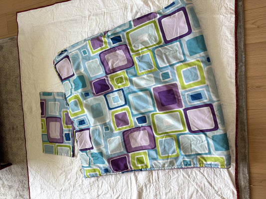 Multi Coloured Duvet - Full Sized