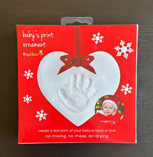 Baby handprint DIY Christmas ornament kit