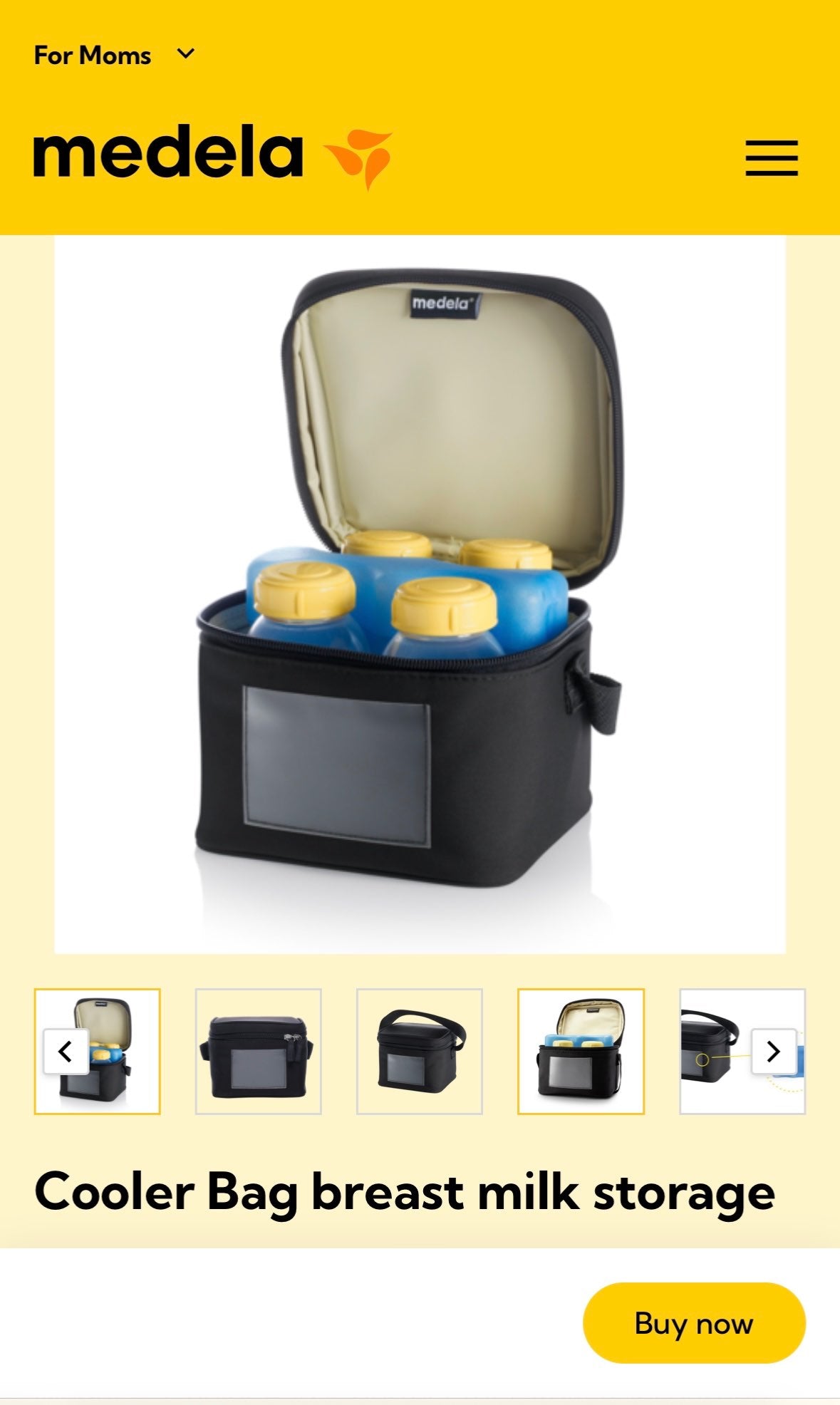 Medela breastmilk cooler set