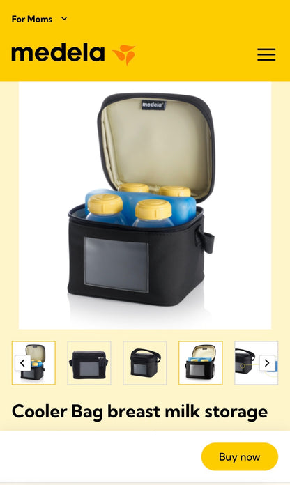 Medela breastmilk cooler set