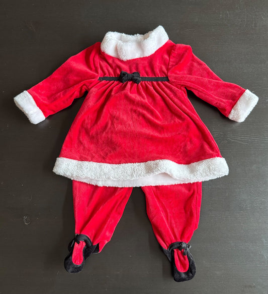 Baby girl Santa outfit, 6-9 mos. , Kids 9 Month (6-9M)